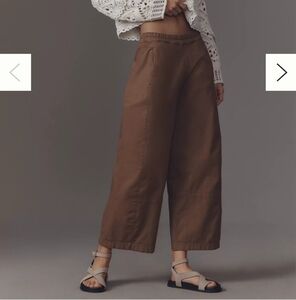 The Izzie Relaxed Pull-On Barrel Pants by Pilcro Anthropology